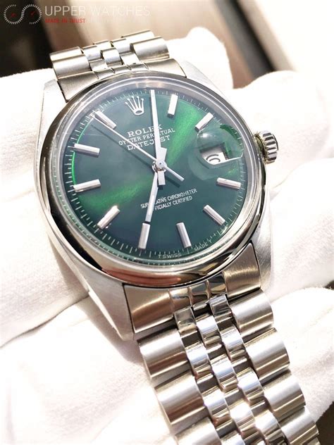 stainless steel rolex with green face|Rolex green dial watch price.